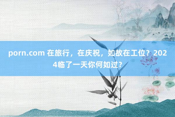 porn.com 在旅行，在庆祝，如故在工位？2024临了一天你何如过？